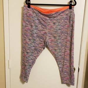 OBO Multi color workout pants (capris)